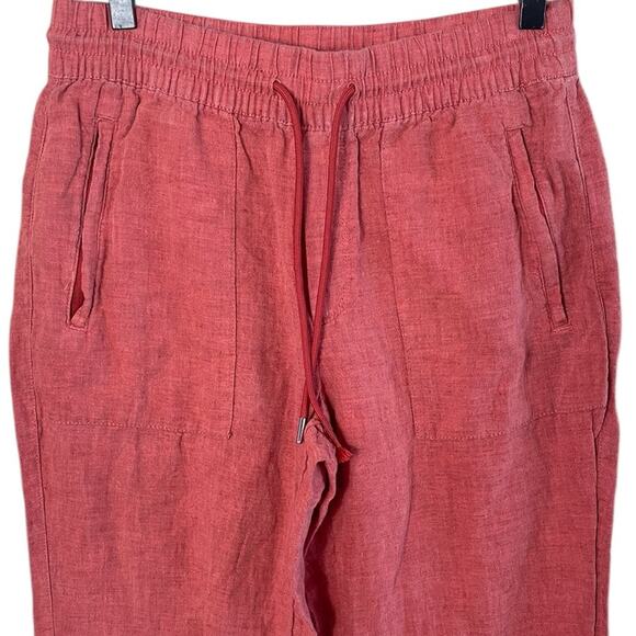 Athleta Women’s Sz 6 Retreat Linen Jogger Pants / Style 531704 - Picture 3 of 9